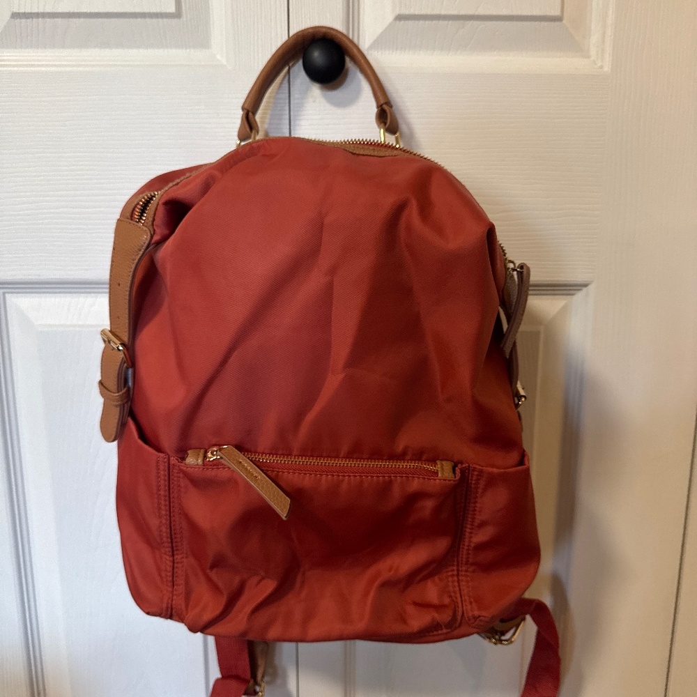 Tommy Bahama Backpack- Brick Red / Burnt Orange